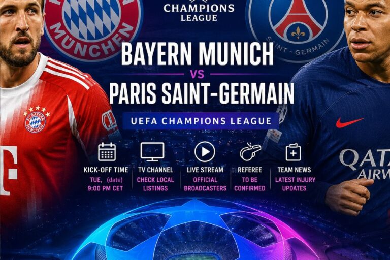 Bayern Munich vs Paris Saint-Germain in UEFA Champions League: Match Preview, Kick-Off Time, Live Stream, Team News & Latest Updates