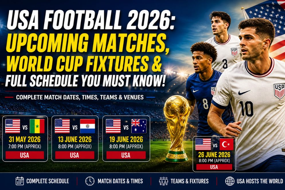 USA Football 2026: Upcoming Matches, World Cup Fixtures & Full Schedule You Must Know